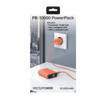 RealPower Powerbank PB-10000 set orange 10.000mAh RealPower Powerbank PB-10000 set orange 10.000mAh