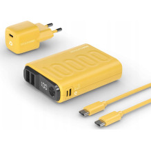 RealPower Powerbank PB-10000 set Yellow 10.000mAh RealPower Powerbank PB-10000 set Yellow 10.000mAh