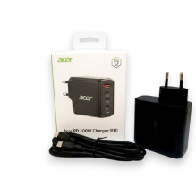 Power adapter for Acer laptop Acer ZL.ADTCC.00L charger for portable devices Universal Black AC Fast charging Internal Power adapter for Acer laptop Acer ZL.ADTCC.00L charger for portable devices Universal Black AC Fast charging Internal