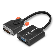 LINDY DVI-D auf VGA Adapteris DVI-D St VGA-Buchse, maks. 1200p LINDY DVI-D auf VGA Adapteris DVI-D St VGA-Buchse, maks. 1200p