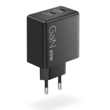 Lenovo Dual USB-C 65W GaN įkroviklis Lenovo Dual USB-C 65W GaN įkroviklis