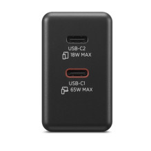 Lenovo Dual USB-C 65W GaN įkroviklis Lenovo Dual USB-C 65W GaN įkroviklis