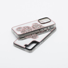 Dėklas, skirtas iPhone 17 Pro / 18 Pro meškiukui, rožinis Dėklas, skirtas iPhone 17 Pro / 18 Pro meškiukui, rožinis