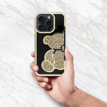 Case for iPhone 17 Pro Max / 18 Pro Max Teddy Bear gold Case for iPhone 17 Pro Max / 18 Pro Max Teddy Bear gold