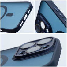Case for iPhone 17 Pro Max / 18 Pro Max Variete Mag Cover compatible with MagSafe navy blue