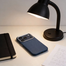 Case for iPhone 17 Pro Max / 18 Pro Max K-Look compatible with MagSafe blue