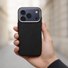Case for iPhone 17 Pro Max / 18 Pro Max K-Look compatible with MagSafe black v2