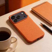 Case for iPhone 17 Pro / 18 Pro K-Look compatible with MagSafe orange