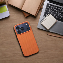 Dėklas, skirtas iPhone 17 Pro Max / 18 Pro Max K-Look compatible su MagSafe oranžine spalva Dėklas, skirtas iPhone 17 Pro Max / 18 Pro Max K-Look compatible su MagSafe oranžine spalva