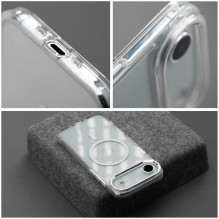 Case for iPhone 17 Pro Max / 18 Pro Max Frame Clear Hybrid Mag Cover compatible with MagSafe transparent