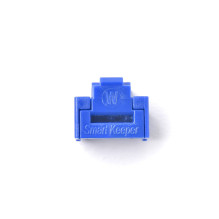 SmartKeeper Basic "RJ45 Port" blokatorius dunkelblau 10 vnt. + raktas