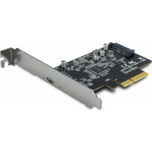 Inter-Tech PCIe adapterio kortelė ARGUS KC-008, PCIeX4- USB3.2 mažmeninė prekyba