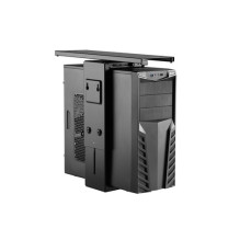 Equip PC holder for under-desk mounting 360° 10Kg Black retail