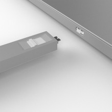 LINDY USB C tipo prievado raktas su 4 užraktais, baltas LINDY USB C tipo prievado raktas su 4 užraktais, baltas