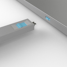 LINDY USB C tipo prievado užraktas Blue