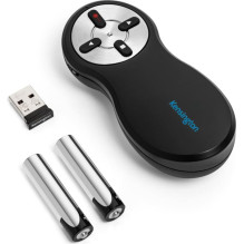 Wireless presenter with red laser