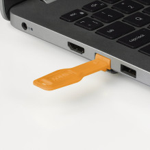 ZUB Lindy RJ45 porta bloķētājs Orange