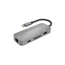 Stotis / replikatorius TerraTec Connect C8 USB-C (306706) Stotis / replikatorius TerraTec Connect C8 USB-C (306706)