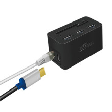 Stotis / replikatorius LogiLink 10w1 USB-C (UA0370) Stotis / replikatorius LogiLink 10w1 USB-C (UA0370)