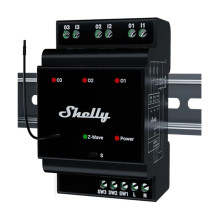 Shelly Qubino Wave Pro 3 kanalu Z-Wave DIN bėgelio relė