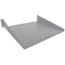 Intellinet 712224 Plaukts 2U 400mm 19" skapis, ar 2 stiprinājuma punktiem, perforēts, pelēks Intellinet 712224 Plaukts 2U 400mm 19" skapis, ar 2 stiprinājuma punktiem, perforēts, pelēks