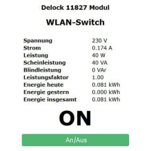 DELOCK WLAN lizdo jungiklis su MQTT energijos suvartojimo stebėjimu DELOCK WLAN lizdo jungiklis su MQTT energijos suvartojimo stebėjimu