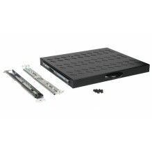 Equip 19" plaukts serveru skapjiem 60cm 1U Black Equip 19" plaukts serveru skapjiem 60cm 1U Black