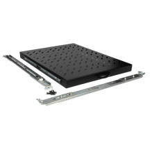 Equip 19" plaukts serveru skapjiem 80cm 1U Black