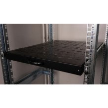 Equip 19" plaukts serveru skapjiem 80cm 1U Black