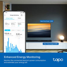 TP-Link Mini viedā Wi-Fi kontaktligzda Tapo P110M TP-Link Mini viedā Wi-Fi kontaktligzda Tapo P110M