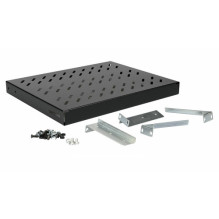 Equip 19" plaukts serveru skapjiem 35cm 1U Black
