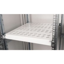 Equip 19" plaukts serveru skapjiem 50cm 1U grey