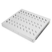 DIGITUS lentyna 1HE 30x483x385mm iki 25kg pilka ištraukiama DIGITUS lentyna 1HE 30x483x385mm iki 25kg pilka ištraukiama