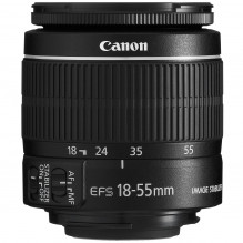 Canon EF-S 18-55mm f/ 3.5-5.6 IS II - In a white box (white box)