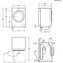 Washing machine ELECTROLUX EW7F5612SQE