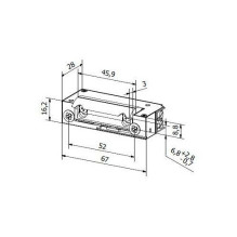 Elektrospyna HARTTE XS12R-B XS serija 12V DC atvirkštinė sustiprinta Elektrospyna HARTTE XS12R-B XS serija 12V DC atvirkštinė sustiprinta