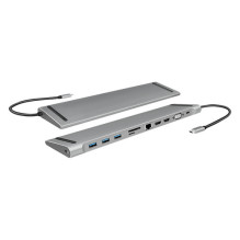 Stacija / replikators LogiLink 11w1 USB-C (UA0373) Stacija / replikators LogiLink 11w1 USB-C (UA0373)