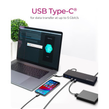 Stacija / replikators Icy Box DK2245AC USB-C (60658) Stacija / replikators Icy Box DK2245AC USB-C (60658)