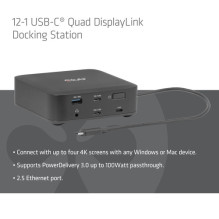 Club3D USB-C 12in1-Dock 2xDP / 2xHDMI / 3xUSB-C / 8K30Hz PD100W Club3D USB-C 12in1-Dock 2xDP / 2xHDMI / 3xUSB-C / 8K30Hz PD100W