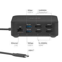 Club3D USB-C 12in1-Dock 2xDP / 2xHDMI / 3xUSB-C / 8K30Hz PD100W Club3D USB-C 12in1-Dock 2xDP / 2xHDMI / 3xUSB-C / 8K30Hz PD100W