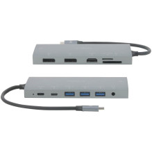 Doko stotelė Mobilis Mobilis 020028 laidas USB 3.2 Gen 1 (3.1 Gen 1) Type-C Pilka Doko stotelė Mobilis Mobilis 020028 laidas USB 3.2 Gen 1 (3.1 Gen 1) Type-C Pilka