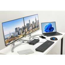 Doko stotelė / replikatorius Kensington SD4781P EQ USB-C® ir USB-A dvigubas 4K su 100 W maitinimo šaltiniu Doko stotelė / replikatorius Kensington SD4781P EQ USB-C® ir USB-A dvigubas 4K su 100 W maitinimo šaltiniu