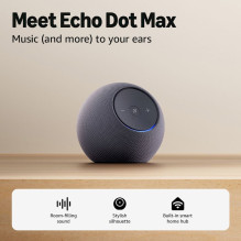 Amazon Echo Dot Max (2025) juoda Amazon Echo Dot Max (2025) juoda