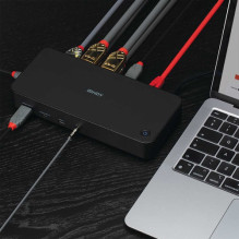 LINDY DST-Pro UniversalDock USB 3.2 Type CA Hybrid Laptop Docking Station with DisplayPort LINDY DST-Pro UniversalDock USB 3.2 Type CA Hybrid Laptop Docking Station with DisplayPort