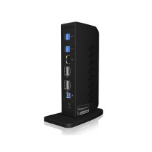 ICY BOX USB-C / USB-A 12w1 prijungimo stotelė su „DisplayLink®“, 6x USB 3.0, 2x HDMI, 2x DP, RJ45 ICY BOX USB-C / USB-A 12w1 prijungimo stotelė su „DisplayLink®“, 6x USB 3.0, 2x HDMI, 2x DP, RJ45