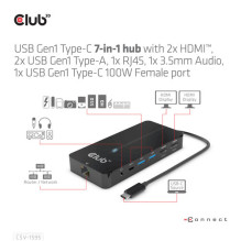 Stotis / replikatorius Club 3D USB-C (CSV-1595) Stotis / replikatorius Club 3D USB-C (CSV-1595)