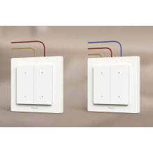 Aqara Lichtschalter H2 EU (weiß, 2 Tasten, 1 Kanal) Aqara Lichtschalter H2 EU (weiß, 2 Tasten, 1 Kanal)