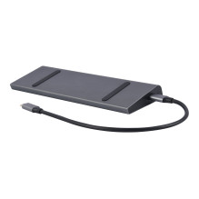 Station / Replicator Gembird Adapter USB-C 9w1, HDMI, USB-C PD, VGA, DP, USBx3, Audio, LAN Station / Replicator Gembird Adapter USB-C 9w1, HDMI, USB-C PD, VGA, DP, USBx3, Audio, LAN