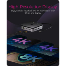 Icy Box 7in1 USB4, 2x USB3.2 Gen 2, 1x USB-C, 1x HDMI, __MI_ DPTK_6__ Audio, PD 60W Icy Box 7in1 USB4, 2x USB3.2 Gen 2, 1x USB-C, 1x HDMI, __MI_ DPTK_6__ Audio, PD 60W