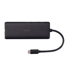 LINDY DST-Mini, USB C tipo 4K nešiojamojo kompiuterio mini prijungimo stotelė